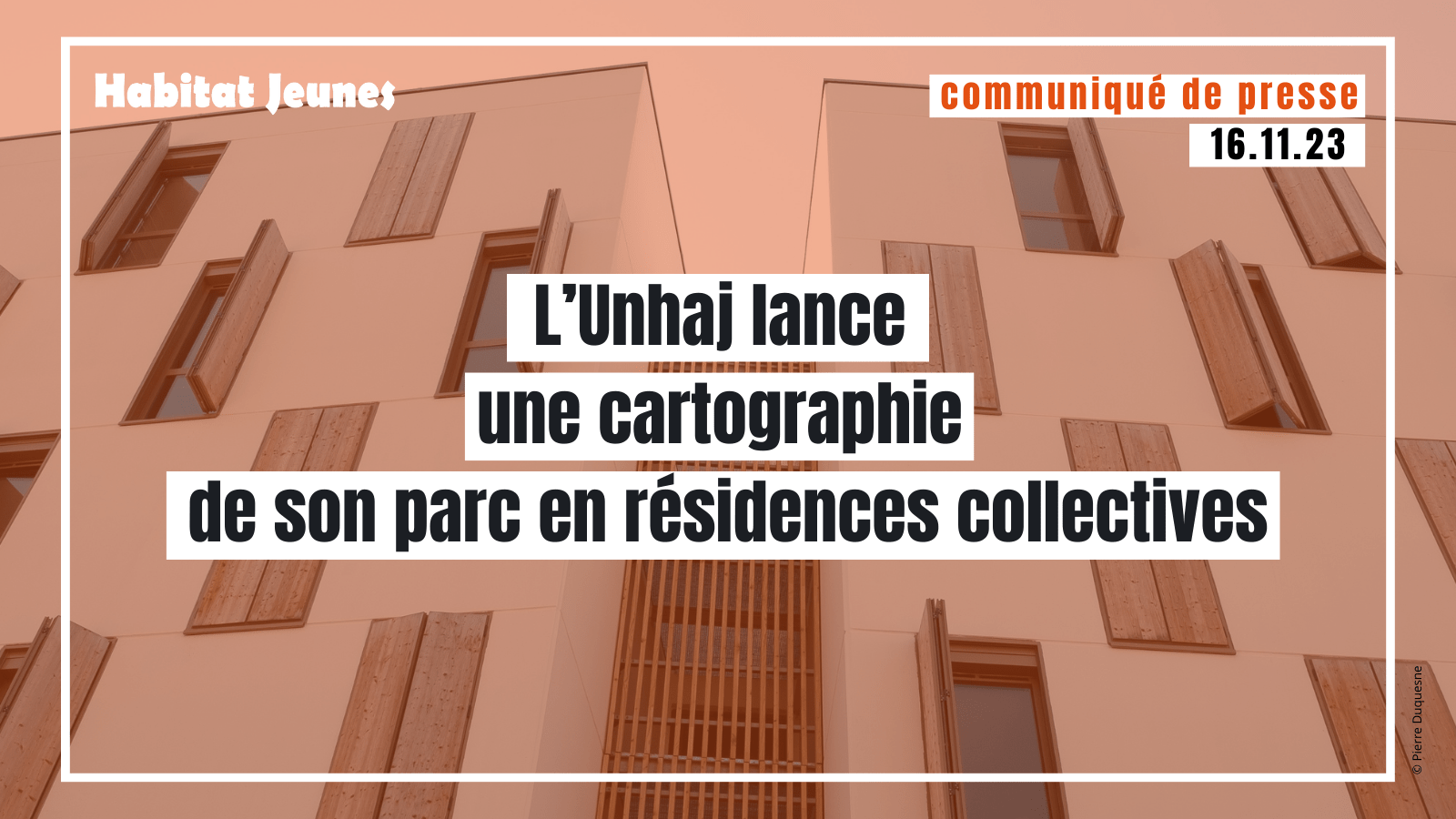 L’Unhaj lance une cartographie de son parc en résidences collectives